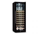 Découvrez Klarstein Barossa 54D Réfrigérateur à vin avec porte vitrée • refroidisseur à vin • armoire à vin • 148L • 54 bouteilles • 5 à 18°C • écran LCD • éclairage intérieur LED • commande tactile • noir