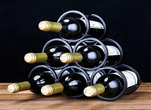 Casier à vin empilable à 3 niveaux – Casiers à vin de style classique for bouteilles – Parfait for le bar à cave à vin Cave à garde-manger, for 12 bouteilles, en métal : tests et étude