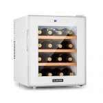 Klarstein Reserva 16 • Réfrigérateur à vin • Espace pour 16 bouteilles de vin • Total de 48L • Classe énergétique A • Température réglable de 11 à 18 °C • 3 clayettes • Blanc : ce qu’il faut savoir.