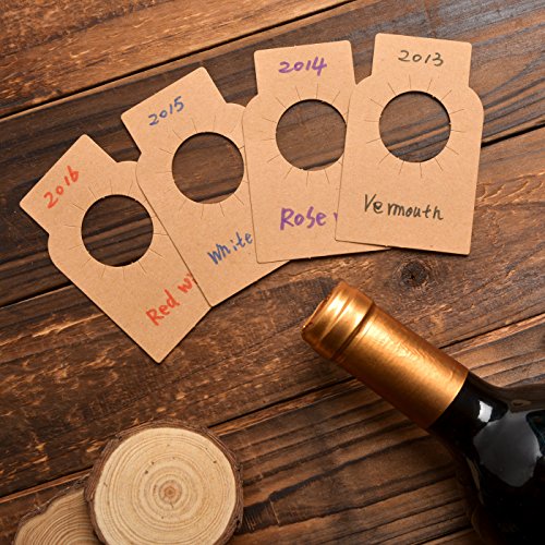 Notre top 5 Étiquettes de bouteille de vin de papier de Kraft – étiquettes de cellier de papier de papier de 200 pleines de compte