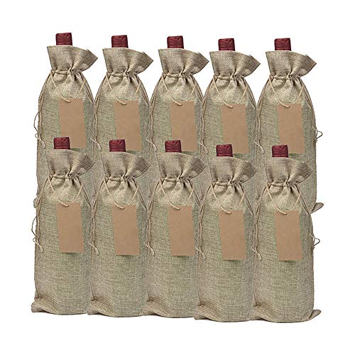 15 sacs kraft pour bouteille de vin avec étiquette de fermeture : Mise à l’épreuve et étude